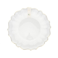 Assiette plate en verre
