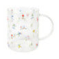 Mug en verre motif ski