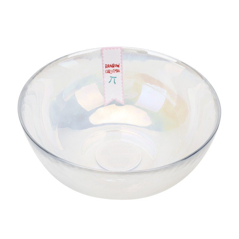 Pasta bol en verre effet irrise