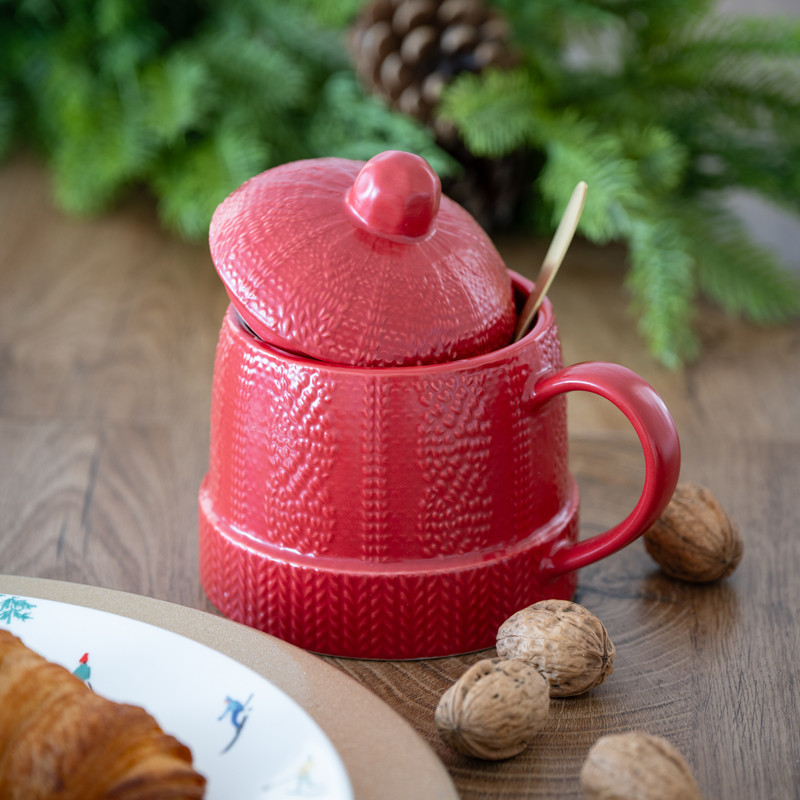 Mug bonnet de noel 3d