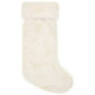 Chaussette blanche velours