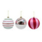 Pack de 3 boules 15cm multi coul