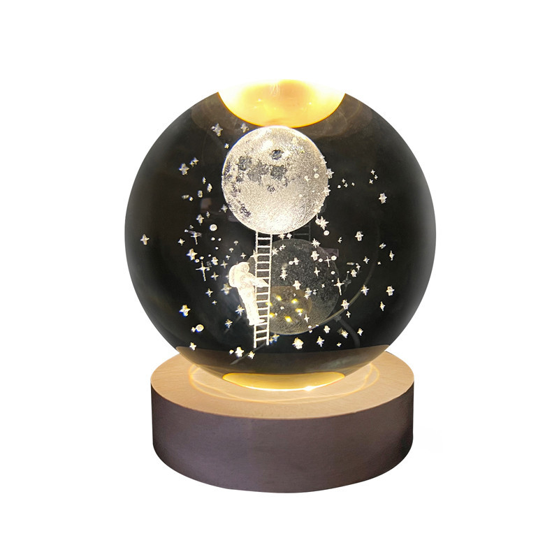 Boule de cristal lumineuse
