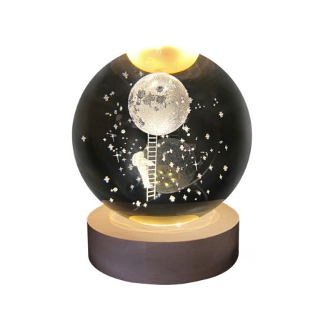 Boule de cristal lumineuse