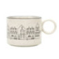 Mug motif nordic et lisere noir