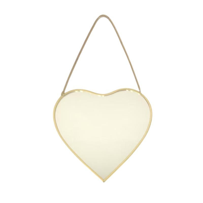 Miroir coeur a suspendre