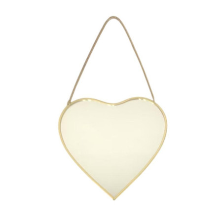 Miroir coeur a suspendre