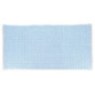 Tapis microfibre/coton bleu
