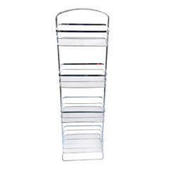 Etagere de douche 4 niveaux chro