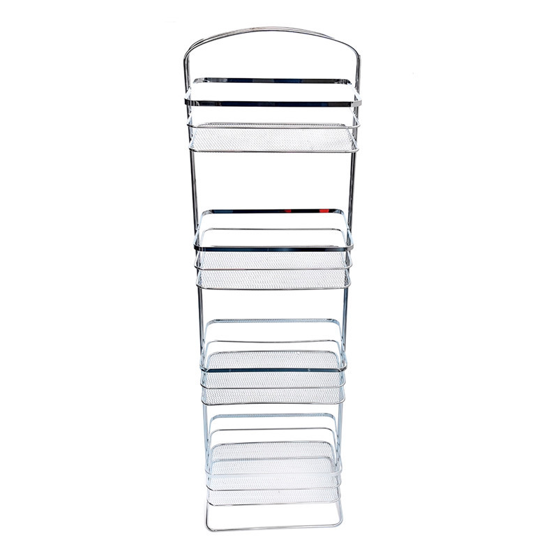 Etagere de douche 4 niveaux chro