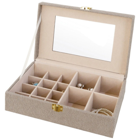 Boite a bijoux miroir teddy