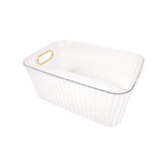 Panier rangement transparent l