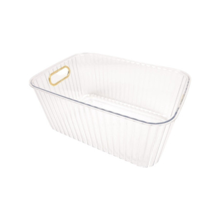 Panier rangement transparent l