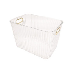 Panier rangement transparent xl