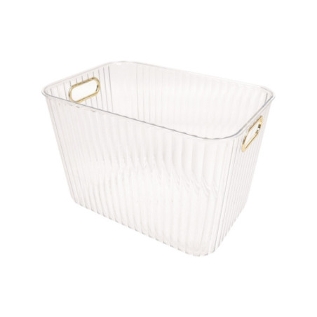 Panier rangement transparent xl