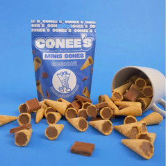 Mini cones chocolat au lait 80g