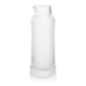Carafe en verre strie transp 1l