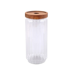 Bocal verre acacia 750ml