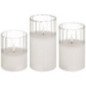 Set 3 bougies led