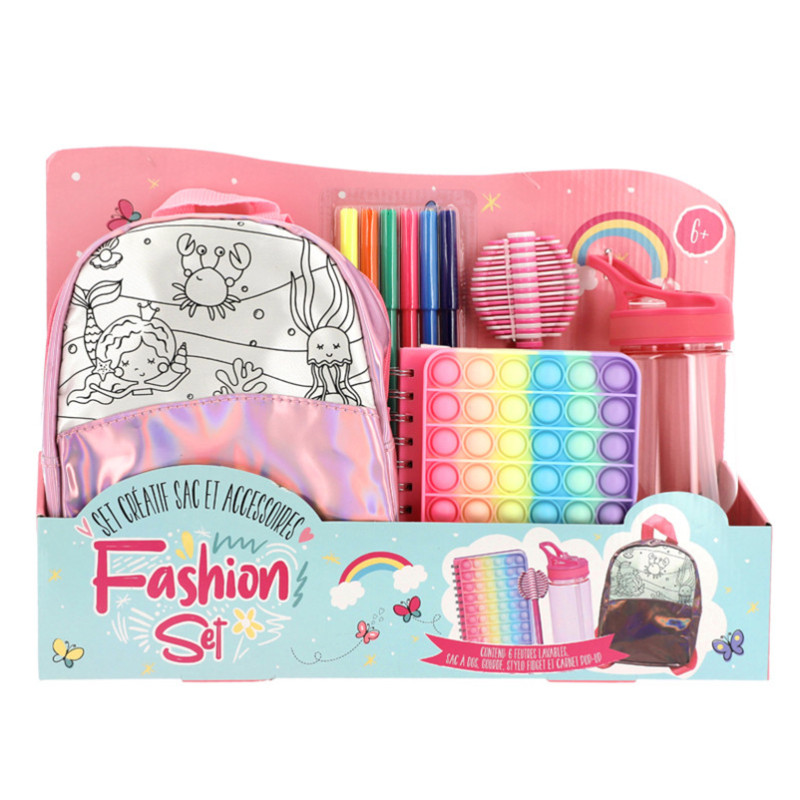 Set creatif sac et accessoires