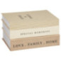 Lot de 3 boites livres tissu