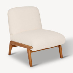 Fauteuil bouclette liora