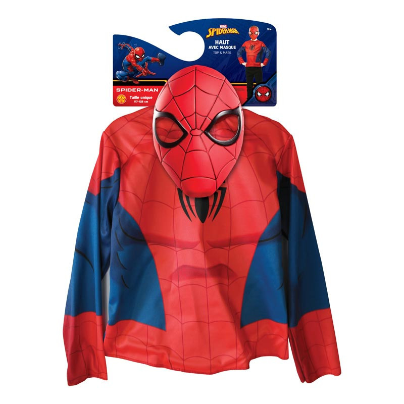 Set deguisement spiderman avec m