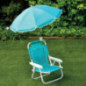 Chaise pliante avec parasol