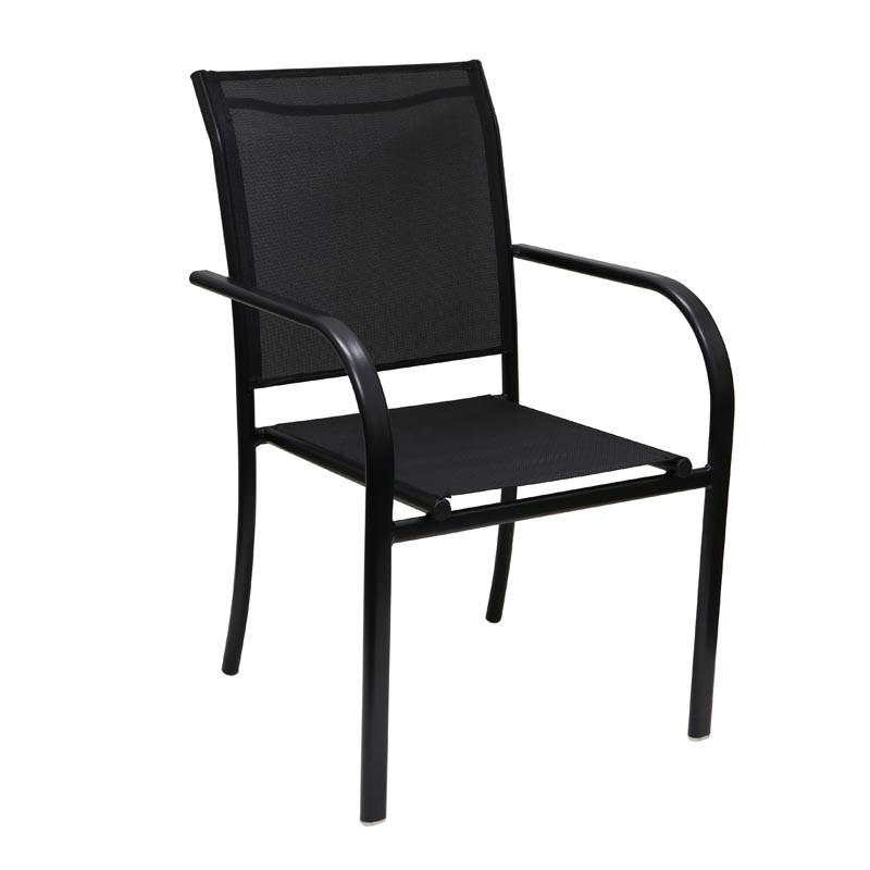 Fauteuil textilene pacha noir