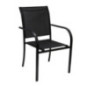 Fauteuil textilene pacha noir