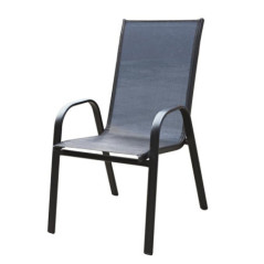 Fauteuil empilable textilene