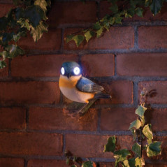 Oiseau/hibou deco murale solaire