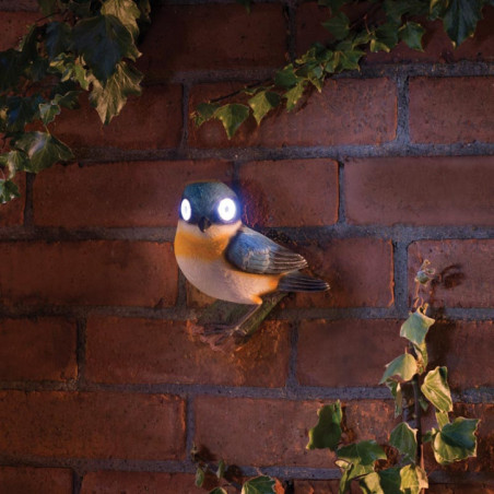 Oiseau/hibou deco murale solaire