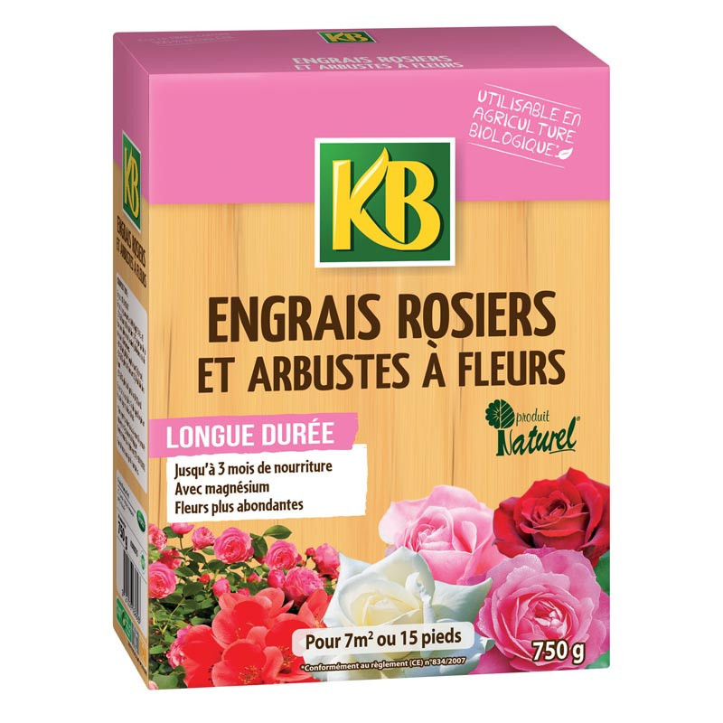 Engrais rosiers et arbustes 750g