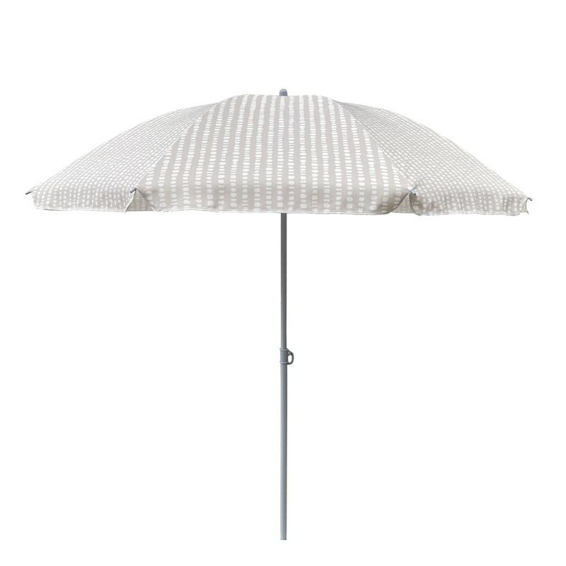 Parasol imprimes bleu-blanc 1.8m