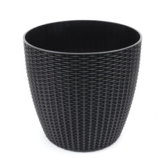 Pot de fleur en plastique