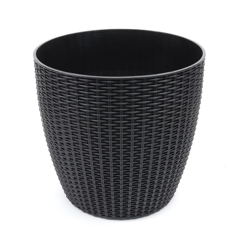 Pot de fleur en plastique