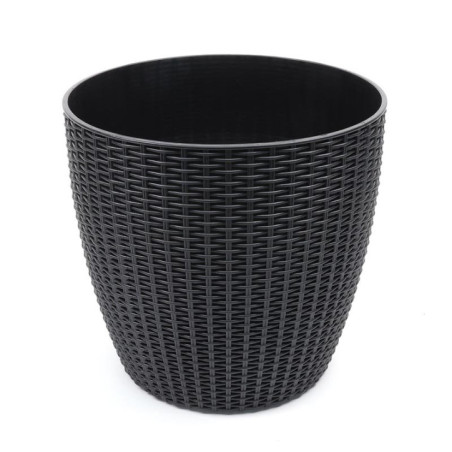 Pot de fleur en plastique