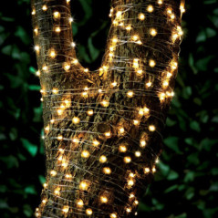 Guirlande 200 led blanches fil d