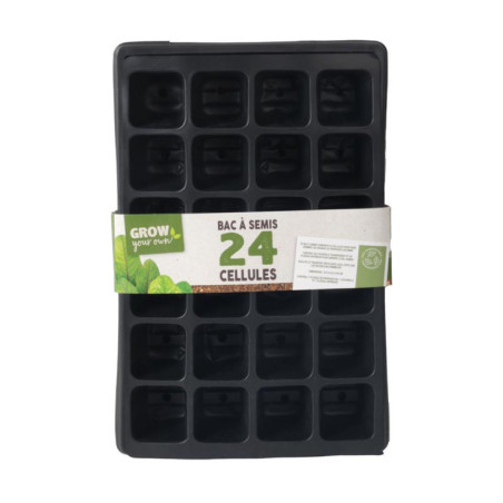 Set de bacs a semis 24 cellules