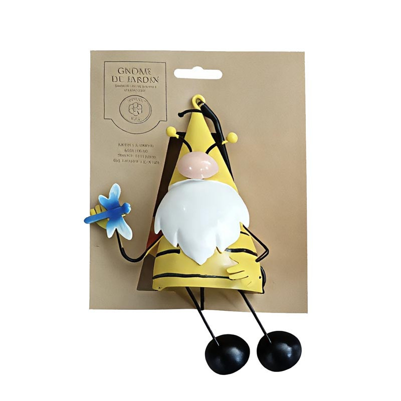 Lutin metal suspendu ass jaune &