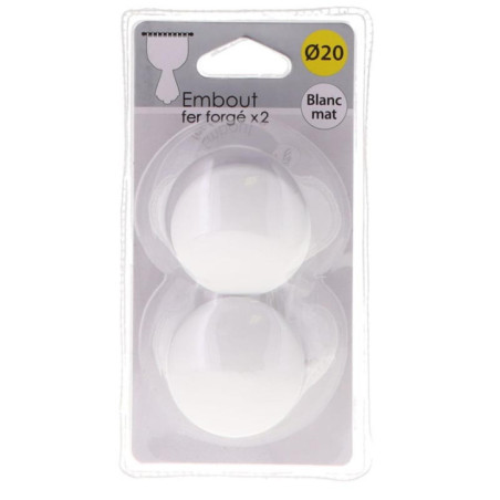 Embout champignon d20 x2