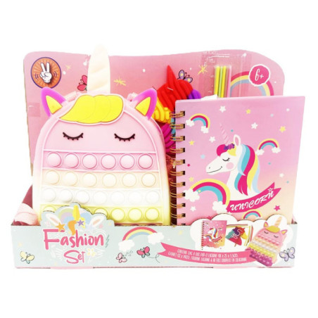 Sac a dos papeterie licorne