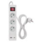 Multiprise 3 prises +1 usb+ 1 us
