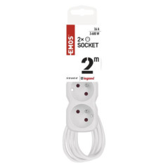 Multiprise 2 prises + interrupte