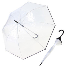 Parapluie long transparent