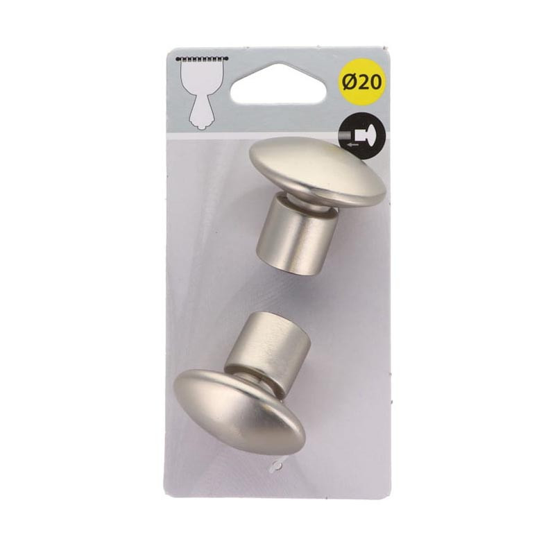 Embout champignon d20 x2 - argen