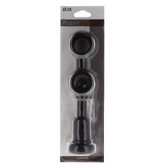 Support double x 1 d28 - noir ma