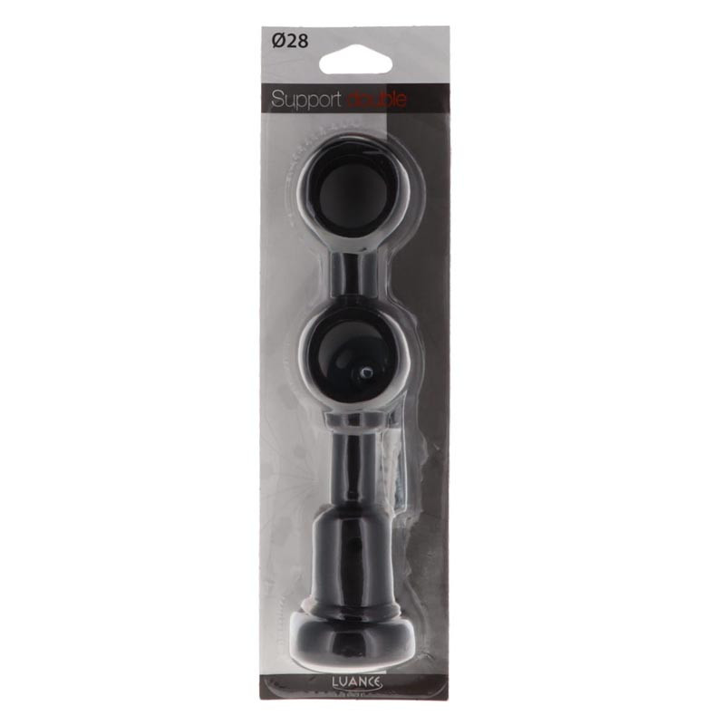 Support double x 1 d28 - noir ma
