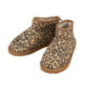 Bottines leopard femme